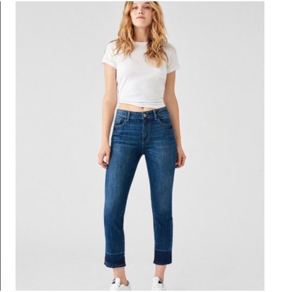 New DL1961 Mara Snkle‎ Mid-Rise Jeans - Picture 1 of 12